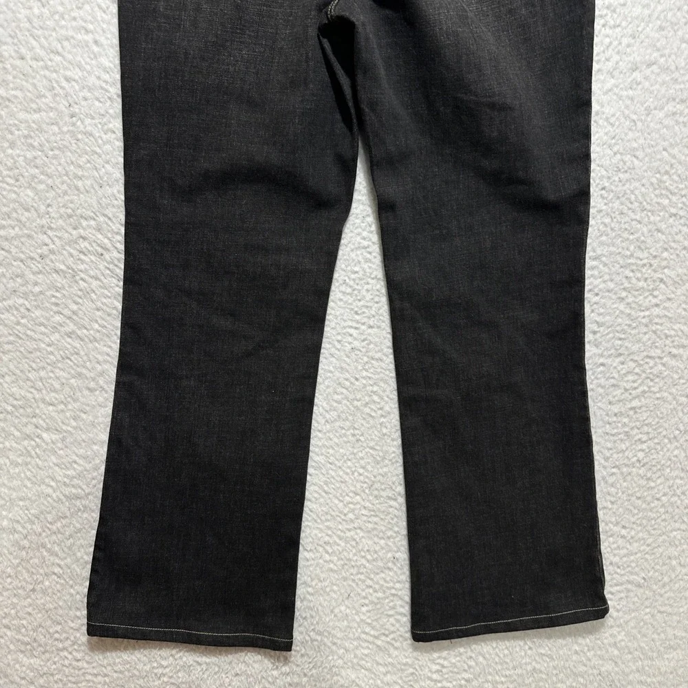 Y2K Vintage Lauren Jeans Co. Ralph Lauren Size 12‎ Black With Decorative Patches - Picture 9 of 16